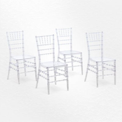 Stacking Clear Side Chair (Set Of 4)