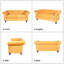 Canapé Chesterfield en velours à accoudoirs roulés 62 po Johnette-1447349569
