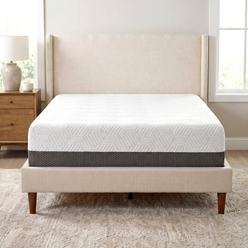Grand matelas rafraîchissant en mousse viscoélastique gélifiée 12 po, Queen