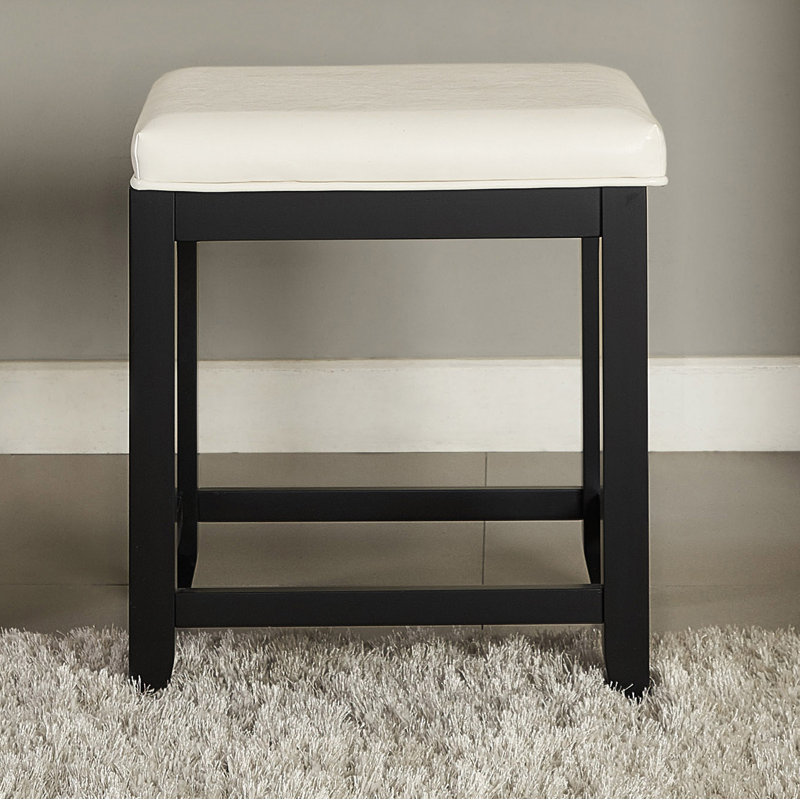 Tabouret de coiffeuse McCook, Noir