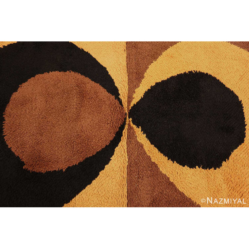 Scandinavian One-of-a-Kind Rectangle 3' x 5'5" Hand Tufted Area Rug