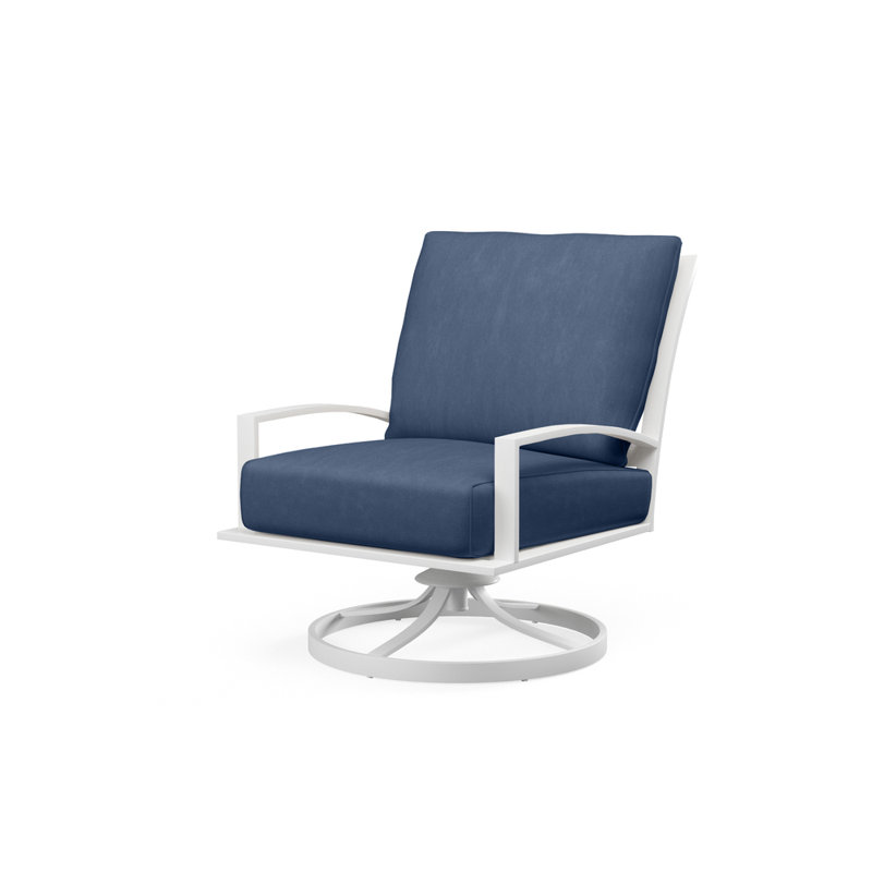 Bristol Outdoor Swivel Lounge Chair, Echo Midnight Sunbrella®