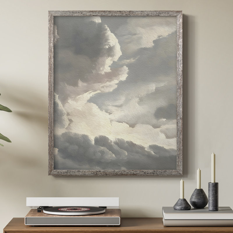 Vintage Landscape CXCV Framed Print - Solid Wood, 11" H x 9" W
