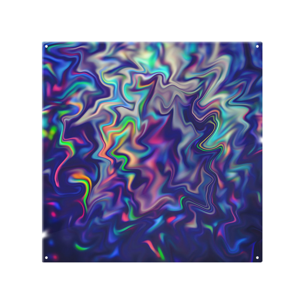 Psychedelic Marble Splash Back