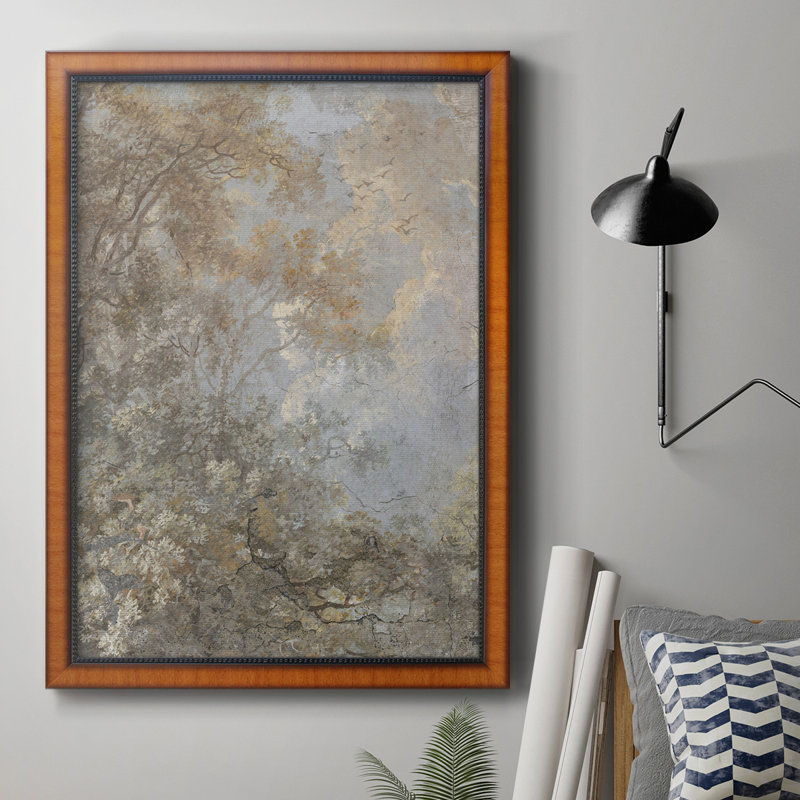 Toile encadrée de qualité supérieure «Forest Fresco I» - prête à être accrochée, H 36 po x l 24 po