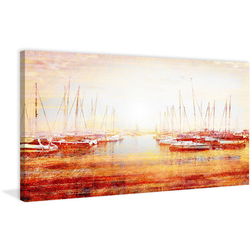 « rest spot » par parvez taj,, reproduction d’art sur toile tendue, H 22,5 po x l 45 po