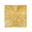Abstract Burst Resin Wall Art - 30"W 30"H Hand Painted Metallic X Gold