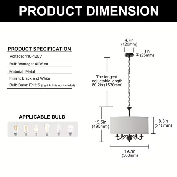 Dimensions du produit