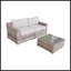 Luxurious Fully Assembled Wicker Seating Set For Outdoor Enjoyment