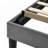 Modern Bed Frame With Adjustable Headboard