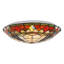 Stanek 3-Light 16'' Tiffany Glass Flush Mount