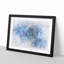 Blue Dahlia Flower - Picture Frame Graphic Art Print-56734907-56734908