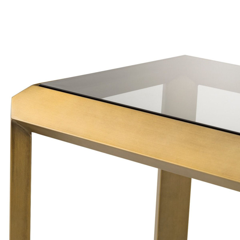 Callum 59'' W Glass Console Table