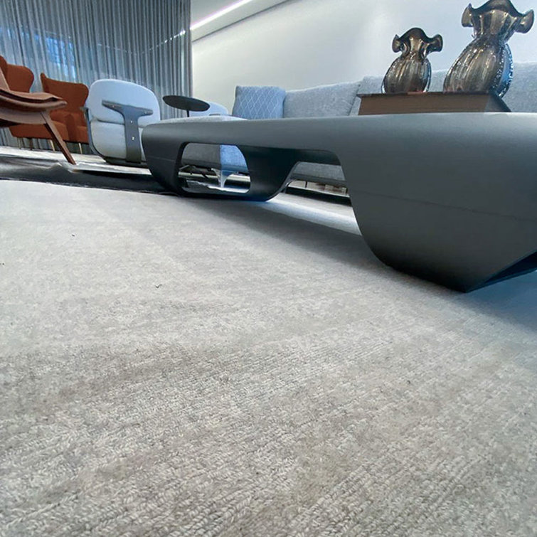 Tapis gris en laine Vail