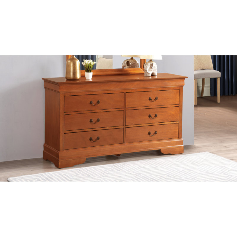 Commode Glory Furniture Louis Phillipe G3125-D, Chêne