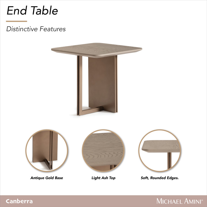 Canberra End Table - Light Ash