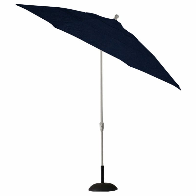 Parasol 11 'Cantilerver, Velours indigo, Huître