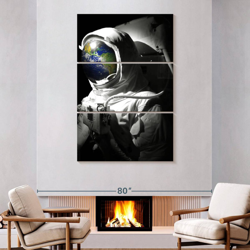 Astronaute Oberle, H 65 po x l 42 po