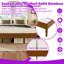 Solid Bamboo King\Queen\Full Platform Bed Frame, Noise-Free Support & Storage-989769874-989769873
