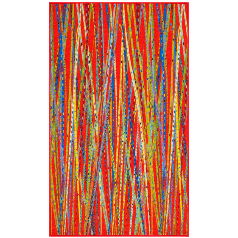 Tapis abstrait performance Zavala Aztec, Rectangle 3 pi x 5 pi