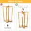 Table d'appoint pour table de bout de salon - pour canapé et table de chevet ronde avec pieds robustes en bambou-379604022-389288567