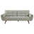 Grey Tufted Convertible Sofa Bed