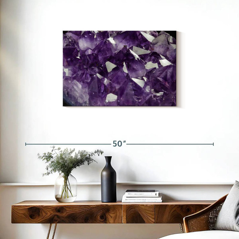 Alvord Purple Amethyst Crystal, 20'' H X 30'' W