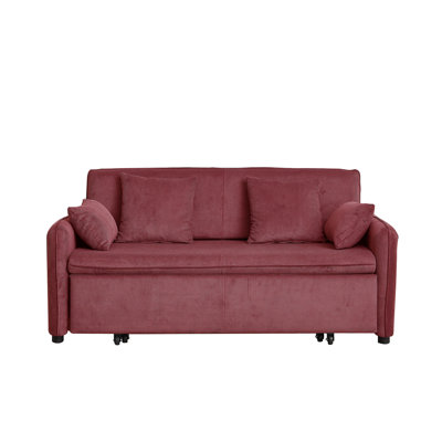66'' Upholstered Sleeper Sofa