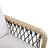 Outdoor Acacia Wood Club Chair with Handwoven Rope, Durable and Comfortable for Patio and Balcony-129006263