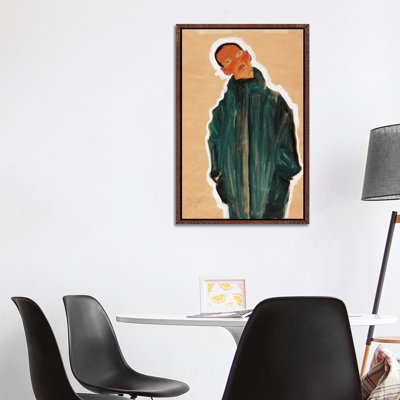 Boy in Green Coat, 1910 by Egon Schiele - 1 Piece Painting on Canvas