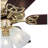 20'' Boho Rattan Ceiling Fan With Light, Coastal Caged Ceiling F...