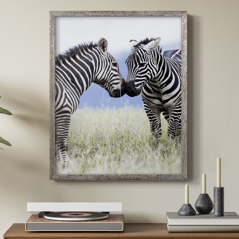 Affection africaine, reproduction encadrée - bois massif, H 11 po x l 9 po