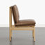 Chaise rembourrée en bois massif avec finition naturelle-596012556