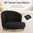 27" Swivel Barrel Counter Stool with Auto Return-4623673