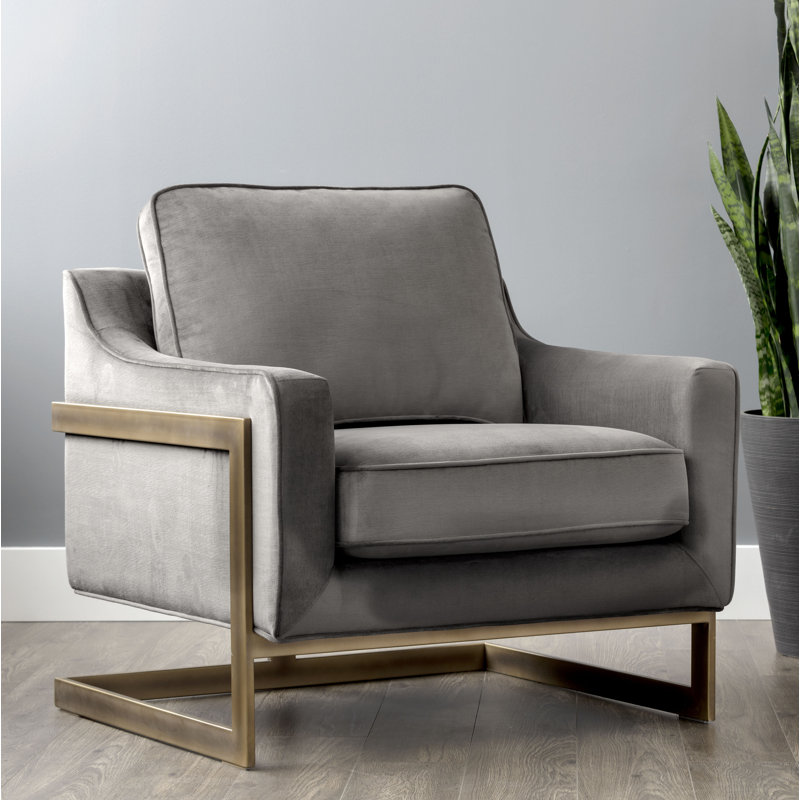 Fauteuil Vanessa, Gris