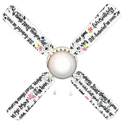 Ventilateur de plafond 4 pales 42 "