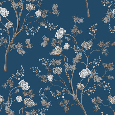 Baoan Peel & Stick Floral Roll