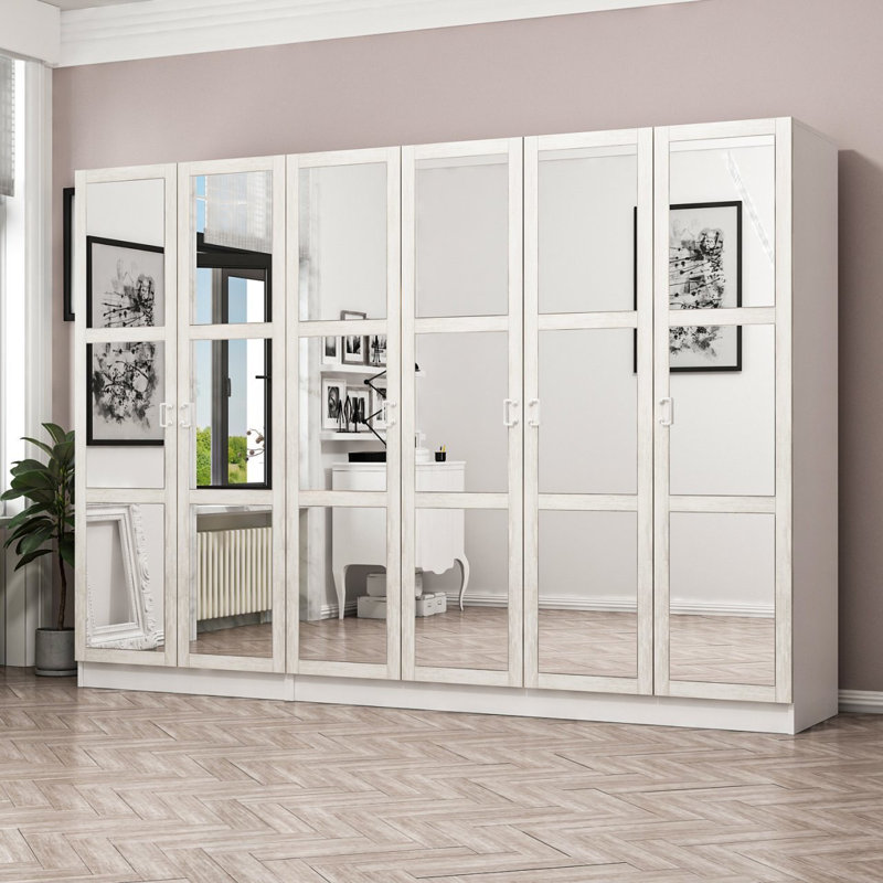 Regael 100% MELAMINE COATED PARTICLE BOARD Wardrobe