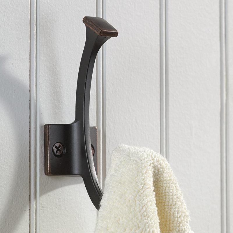 Transitional Wall Hook, Brushed Oil-Rubbed Bronze
