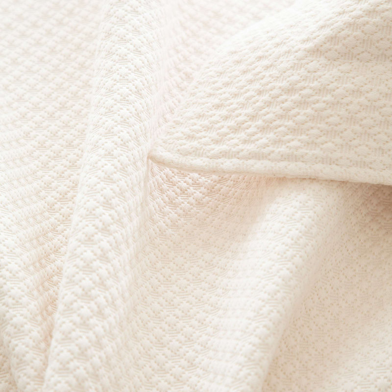Petite Trellis Matelasse Coverlet, King Coverlet, Ivory