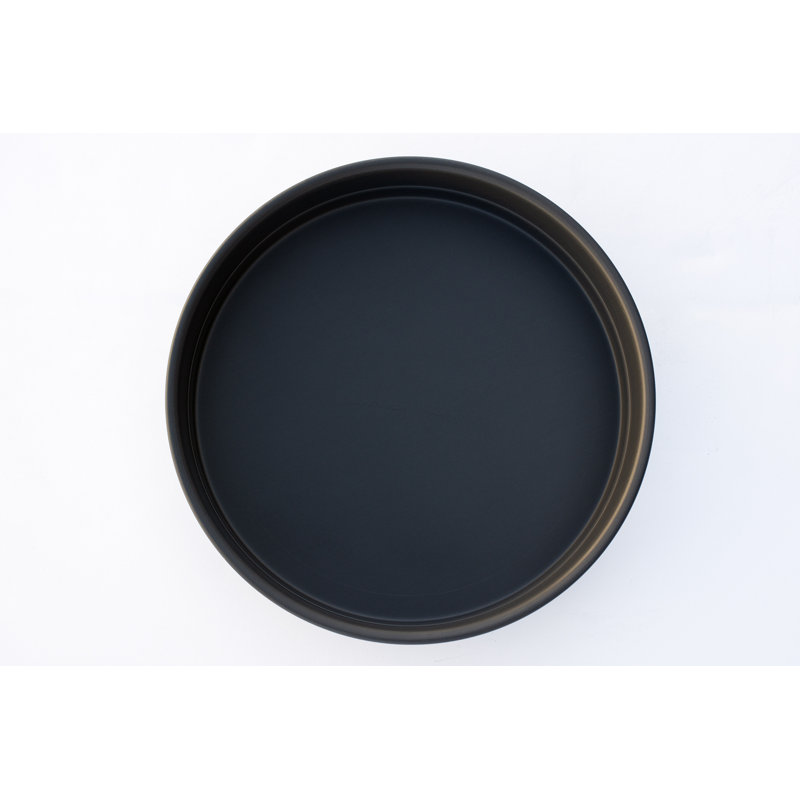 Pre-Seasoned Dark Aluminum Deep Dish Pizza Pan