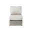 Canapé modulaire d'extérieur pour 4 personnes, coussins confortables en mousse de 5 po d'épaisseur, assemblage instantané entièrement assemblé, conception réversible, table basse à plateau en verre, housses de coussin grises avec 14 personnes amovibles