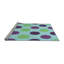 Tapis bleu tissé à la machine-635608801