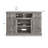 Pennsville 47" W TV Stand Media Console-436578461