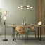 Neena Modern 6-Light Gold/Bronze Chandelier