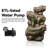 Outdoor Resin Water Fountain with LED Light, Multi-Tier Cascading Driftwood Design for Garden & Patio
