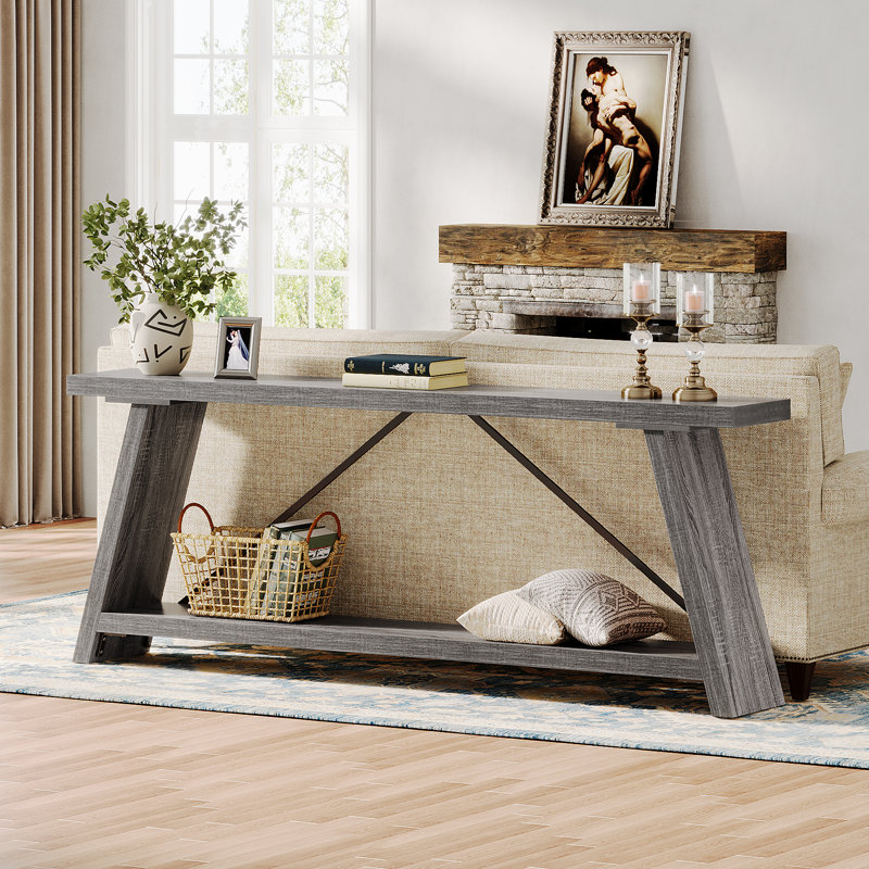 Clavel 70.87'' Console Table, Grey