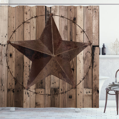 Shower Curtain with Hooks Included