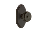 Grandeur Arc Plate Single Dummy with Bouton Door Knob