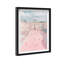 Oliver Gal Pink Pool Pastel - Diamond Dust Shadowbox Framed Wall Art-450163800-450163803